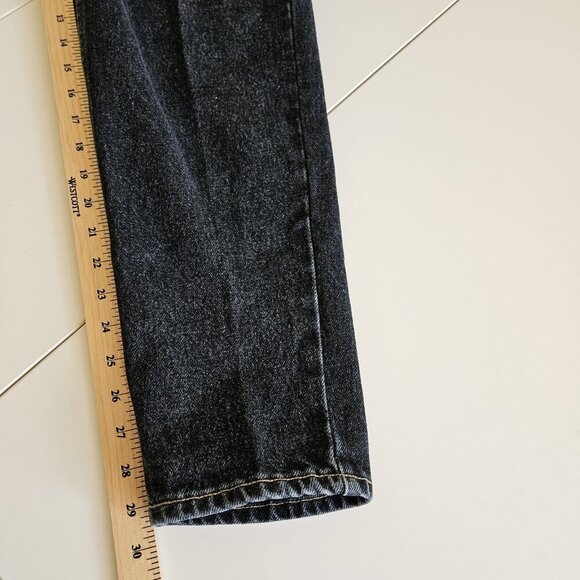 Lawman VTG Jeans Mens 28x30 Black Back Logo Cotton Rigid Denim  Western Ranch - Picture 6 of 16